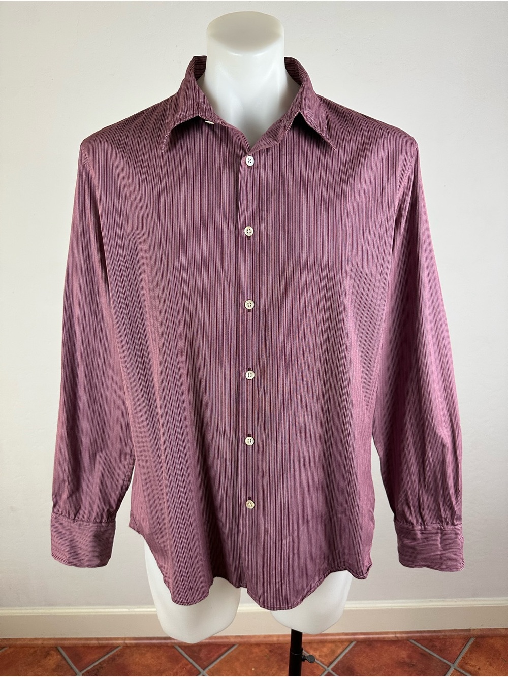 John Varvatos Micro-Striped Button-Down Shirt